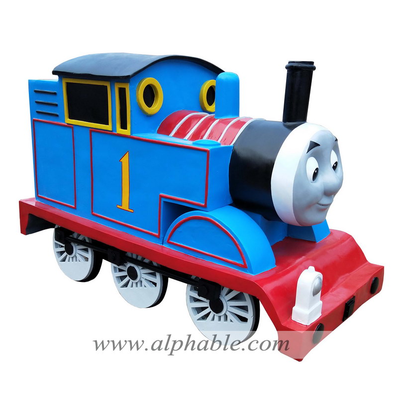 Fiberglass Thomas train sculpture FBC-049