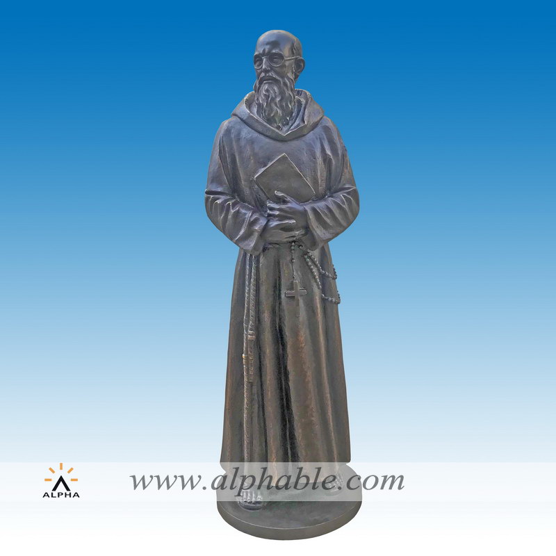 Life size bronze catholic sculptures