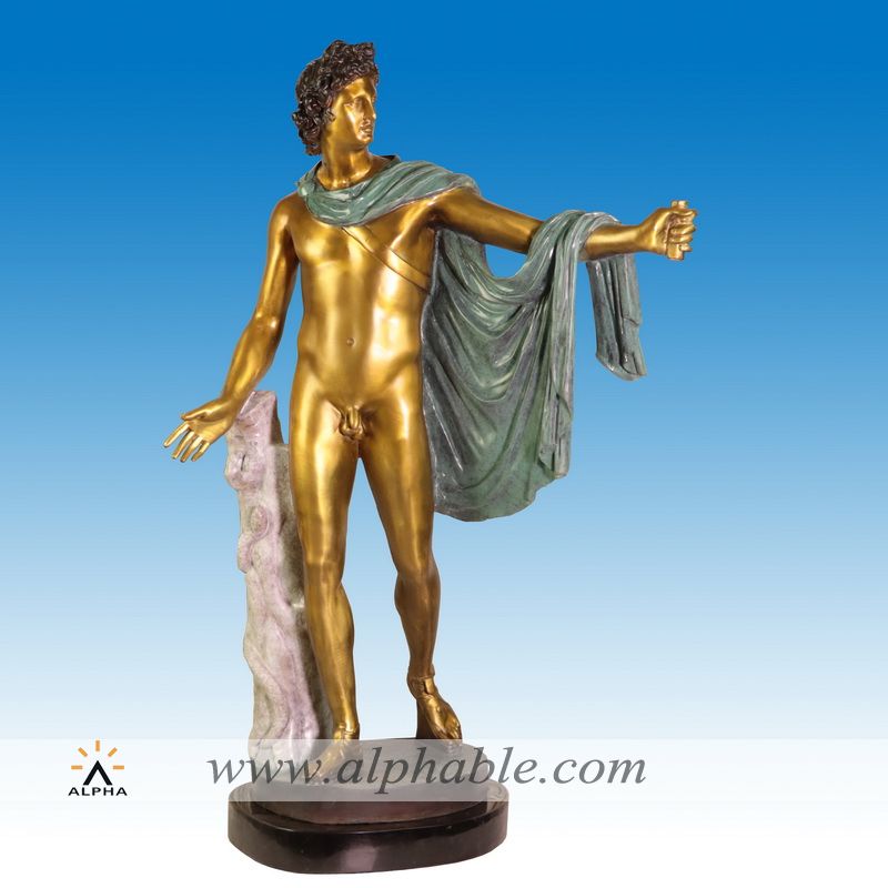 Bronze classical Greek statue, Bronze classical Greek statue CCS-055