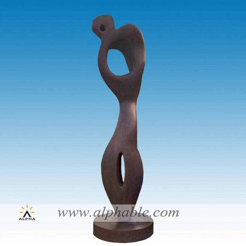 Outdoor bronze sculpture