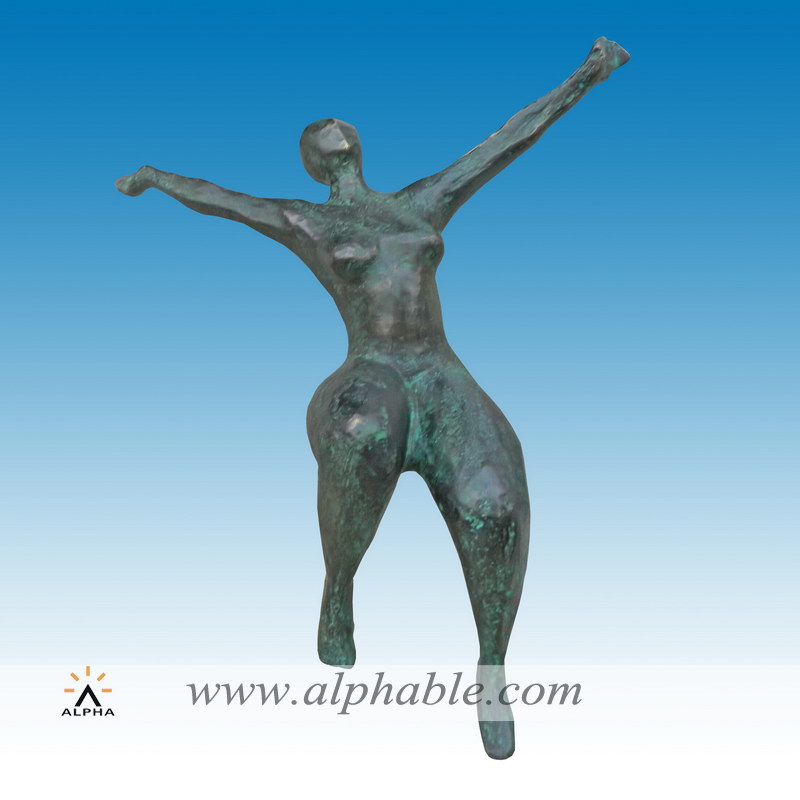 Bronze contemporary figurative sculpture