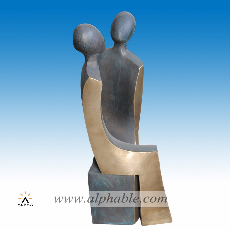 Modern copper art sculpture, CMS-014