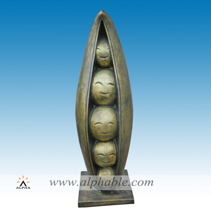 Bronze abstract art sculpture, Bronze abstract art sculpture