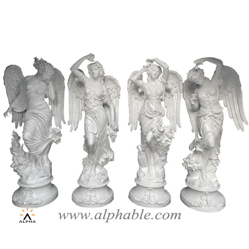 Large fiberglass resin angel statues