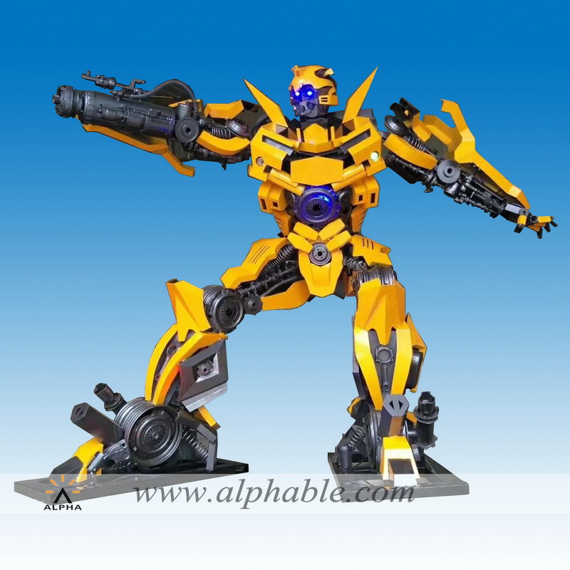 Large metal Bumble transformer