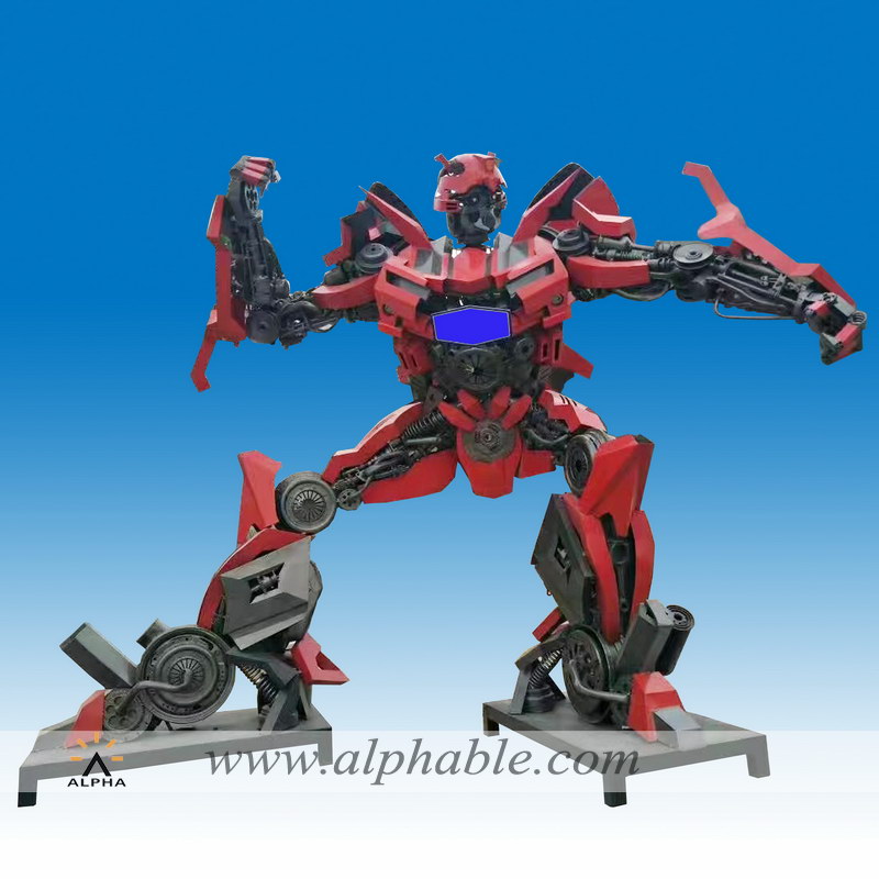 Custom metal transformers statues