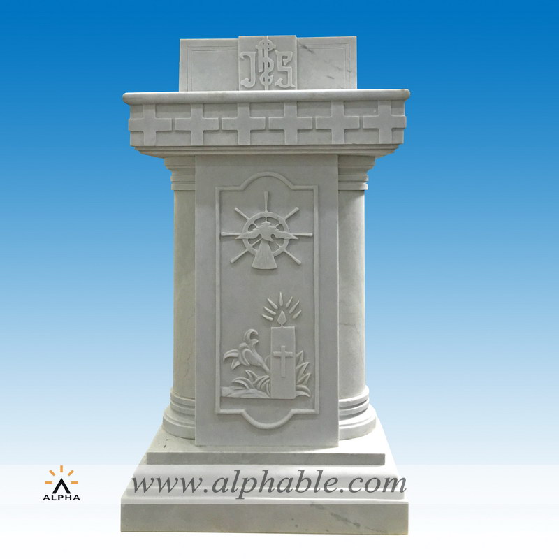 Carved stone ambo, SCF-001