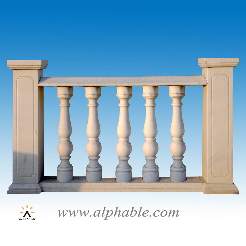 White Marble Balustrade