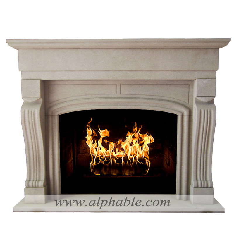 Sandstone Fireplace