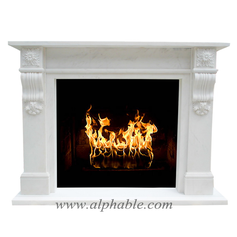 English Marble Fireplace, SF-048