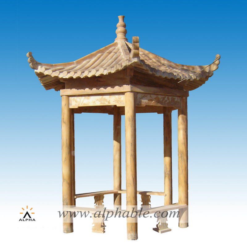 Marble Chinese gazebo