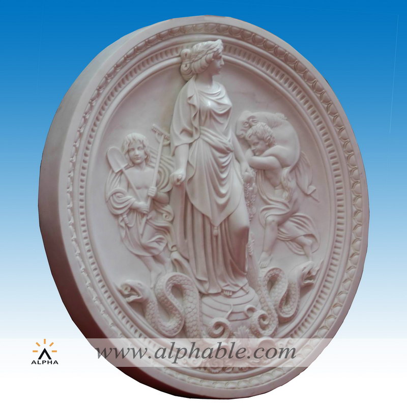 Marble low relief carving, SR-005