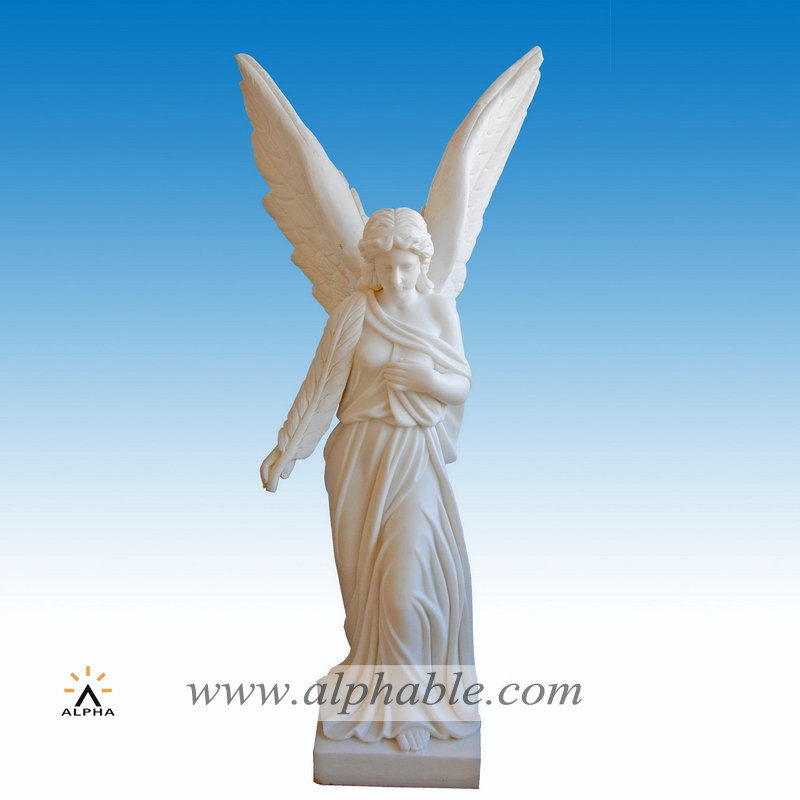 Marble large angel statue