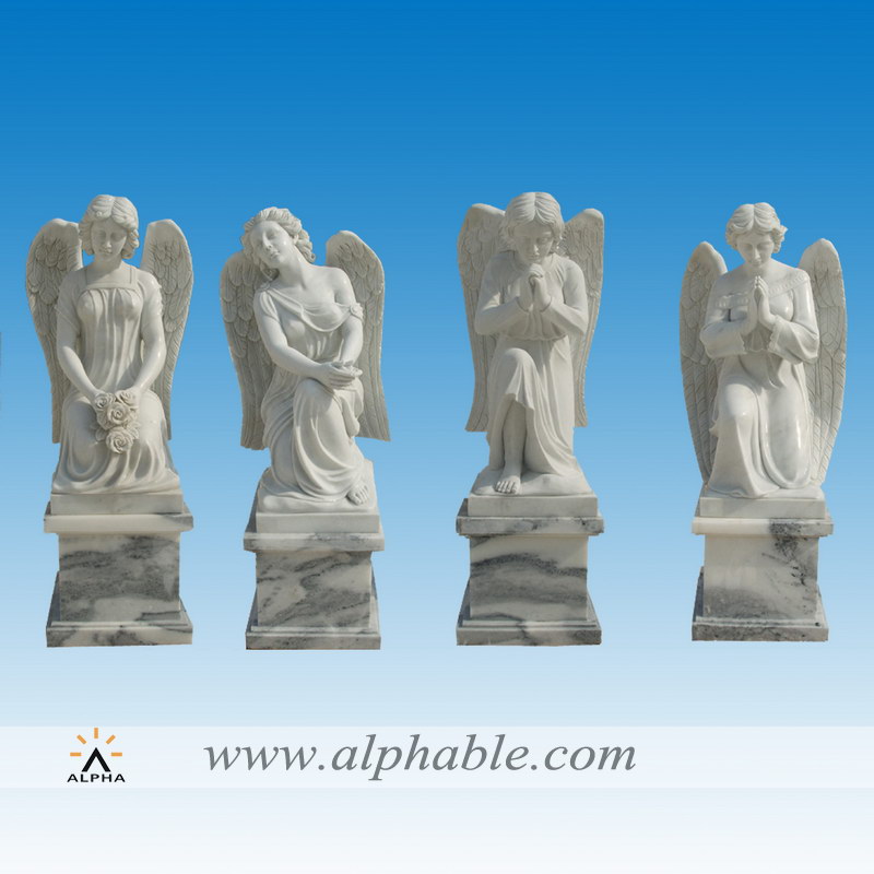 Marble praying angel statue, Marble praying angel statue SS-082