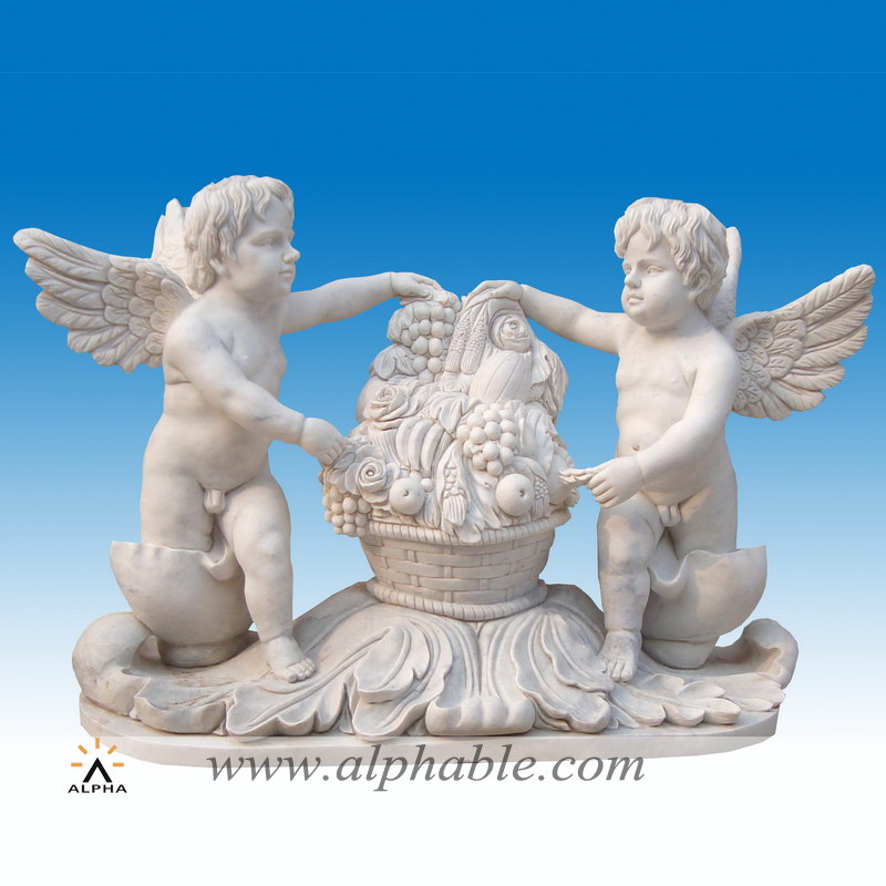 Marble angel garden ornaments, Marble angel garden ornaments SS-185