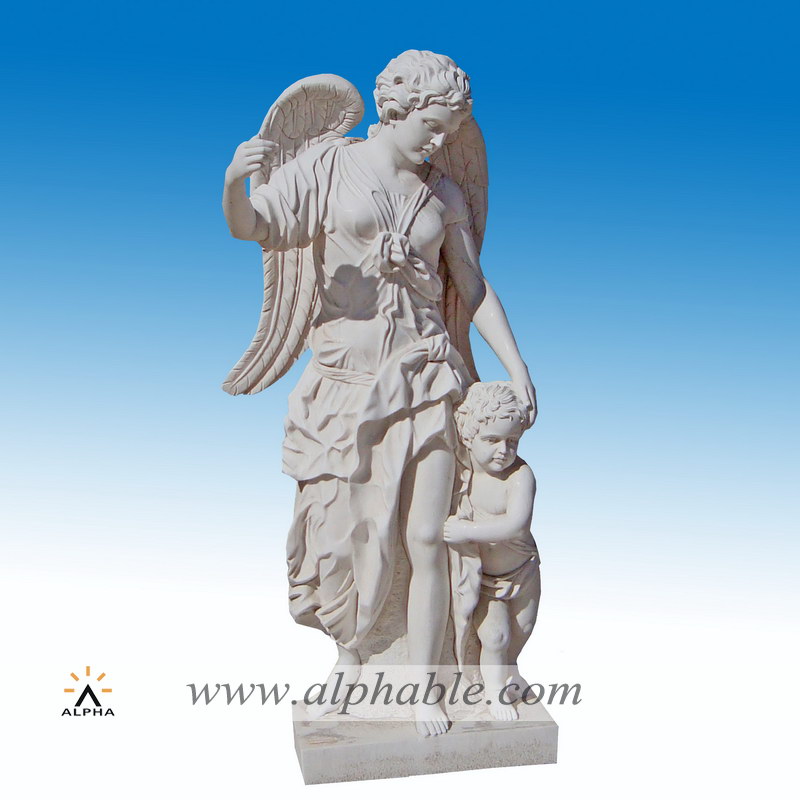 Marble outdoor angel statues, Marble outdoor angel statues SS-197