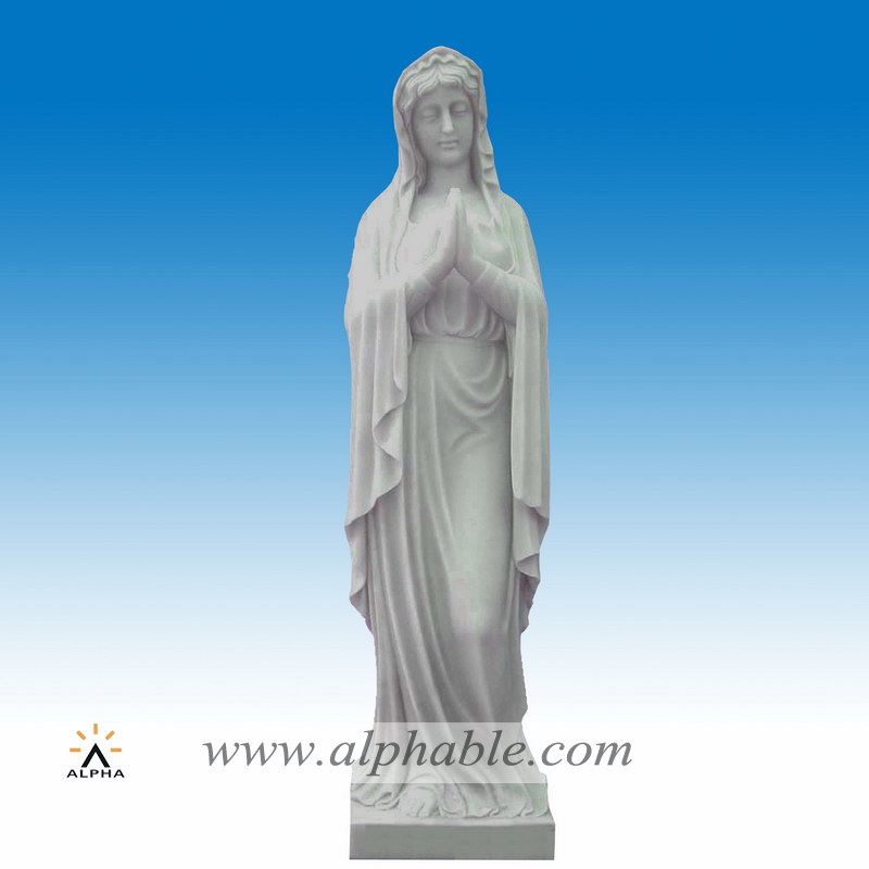 Marble Catholic statues