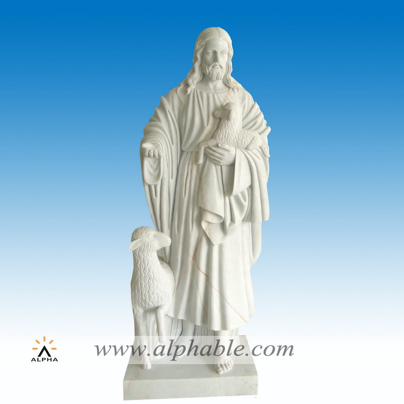 Life size marble statue ofSaint Joseph statue