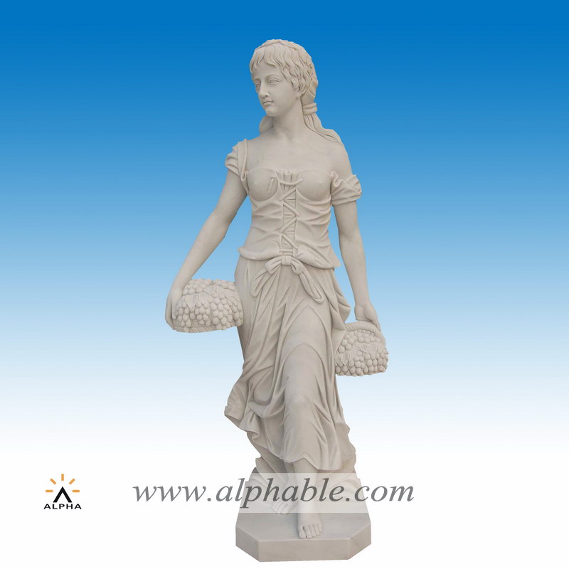 Female marble statue