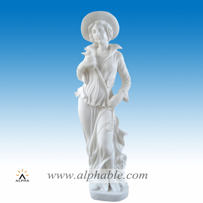 White marble statuary, White marble statuary SS-142