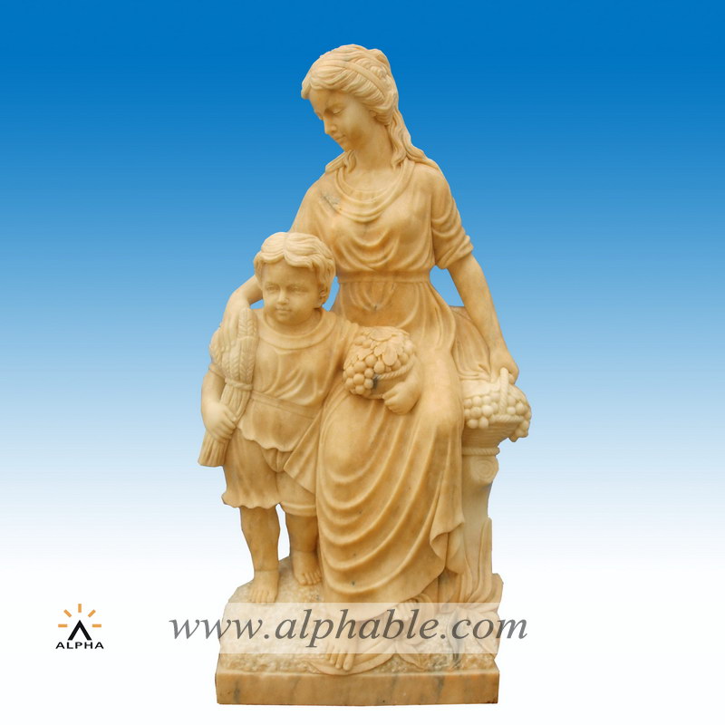 Marble children statue, Marble children statue SS-284