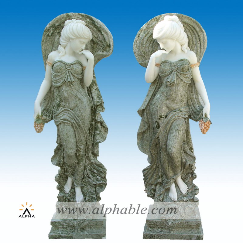 Garden marble welcome statues, Garden marble welcome statues SS-303