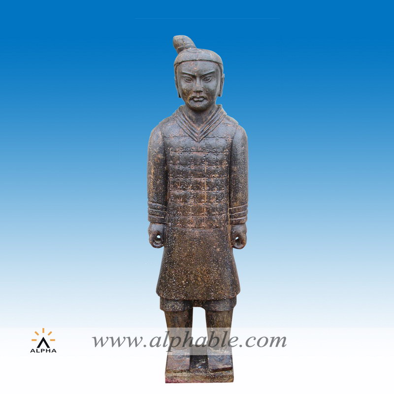Chinese emperor of Qin warrior statue