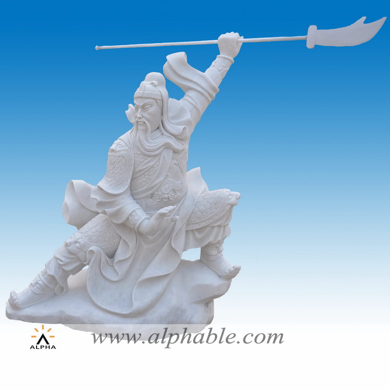 Chinese God of War Guangong statue