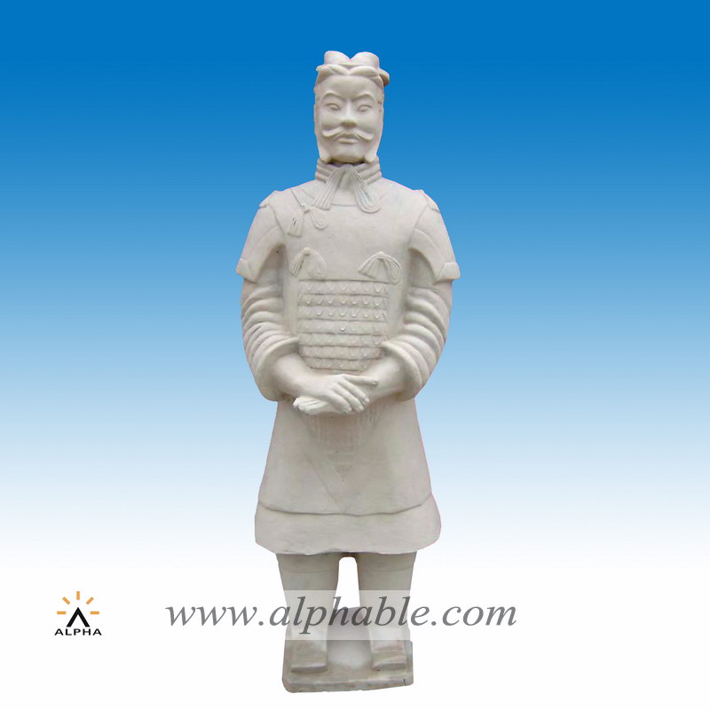 Marble Qin soldier statues, Marble Qin soldier statues SS-044