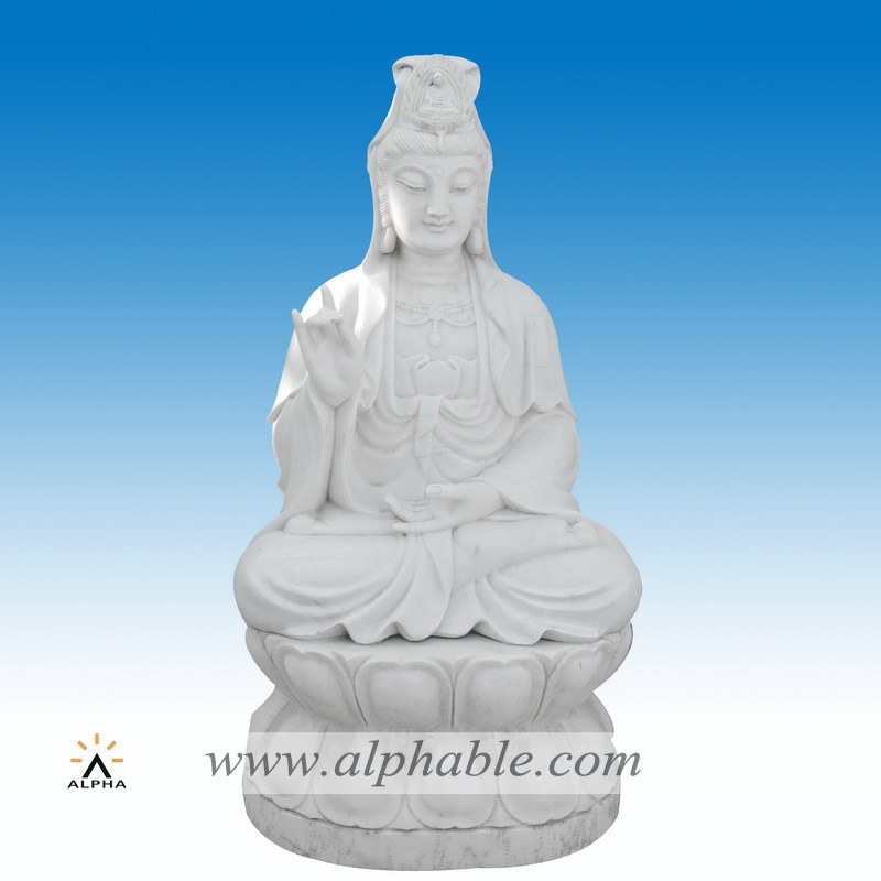 Marble Buddha garden statue, Marble Buddha garden statue SS-277