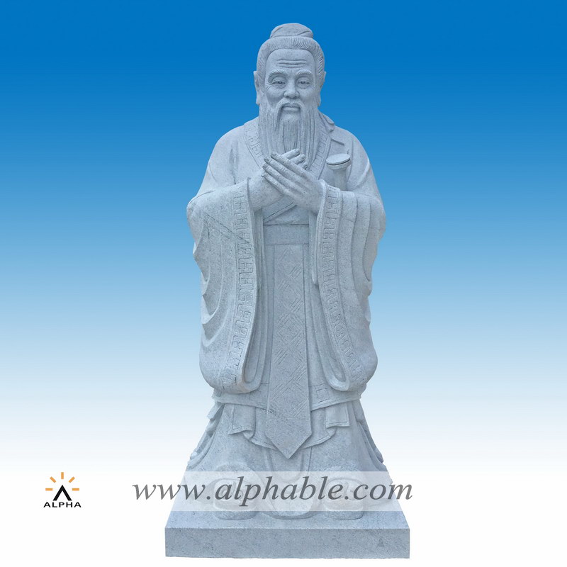 Life size stone Confucius statue, Life size stone Confucius statue SS-370