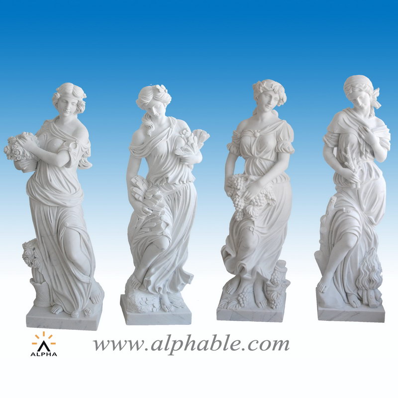 White Carrara marble statues, White Carrara marble statues SS-304