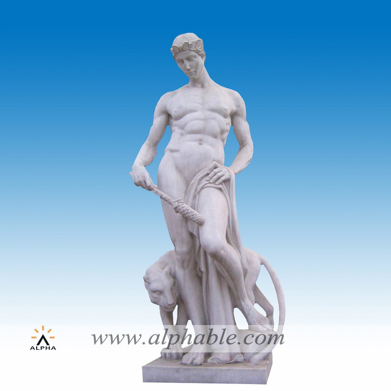 Marble Greek statue man SS-038, SS-038