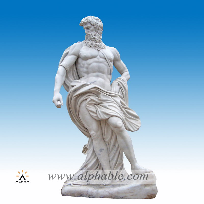 Marble Neptune statue SS-109, SS-109
