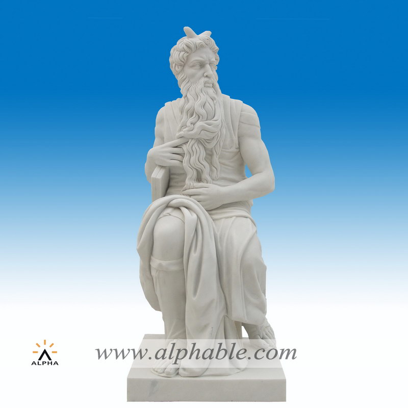 Marble Moses sculpture, Marble Moses sculpture SS-186