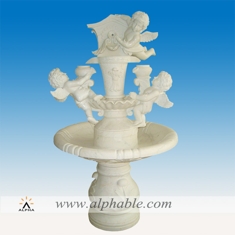 Marble angel water statues SZF-105