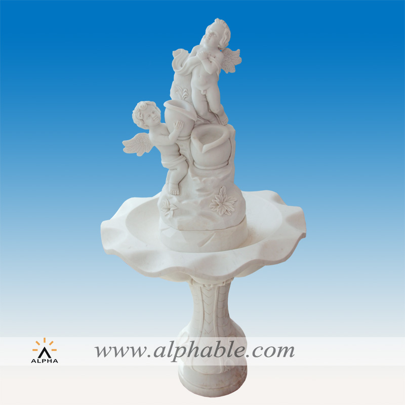 Marble statue water feature SZF-108