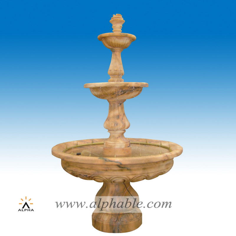 Three tier stone fountain SZF-012